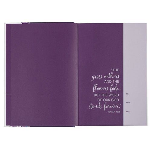 Devotional Bible NLT for Women Hardcover, Purple